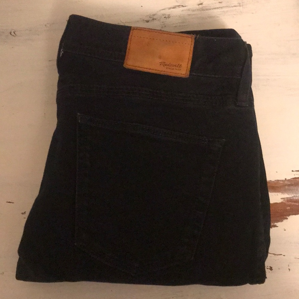 Madewell Black Straight Jeans